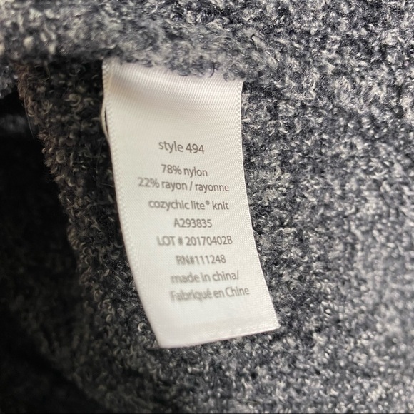 Barefoot Dreams Cozy Chic Lite Montecito Cardigan Indigo Stone - Picture 9 of 10